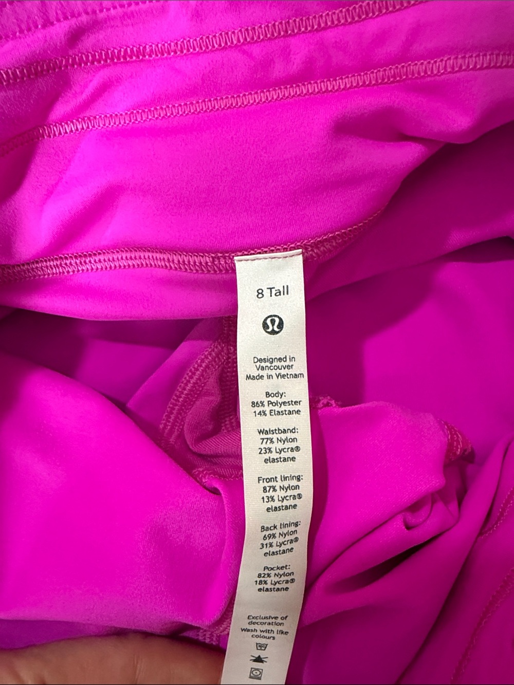 lululemon athletica Women's Skater Skirt - Hot Pink - Picture 3 of 7